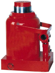 Value Collection - 30 Ton Capacity Hydraulic Hand Jack - 9-7/16" to 14-5/8" High, 5-1/8" Piston Stroke, 6-1/8" Long x 7-1/2" Wide Base - Americas Industrial Supply