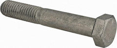 Value Collection - 1/2-13 UNC, 3-1/4" Length Under Head Hex Head Cap Screw - Partially Threaded, Grade 5 Steel, Hot Dipped Galvanized Finish, 3/4" Hex - Americas Industrial Supply