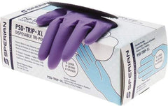 Honeywell - 8 mil Thick, Nitrile Chemical Resistant Gloves - Americas Industrial Supply