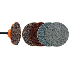 WALTER Surface Technologies - 3" Disc Diam, Aluminum Oxide Quick Change Disc - Type R Attaching System, Nonwoven, Fine Grade, 28,000 RPM, 04-G\xB6Twist Blendex Series - Americas Industrial Supply