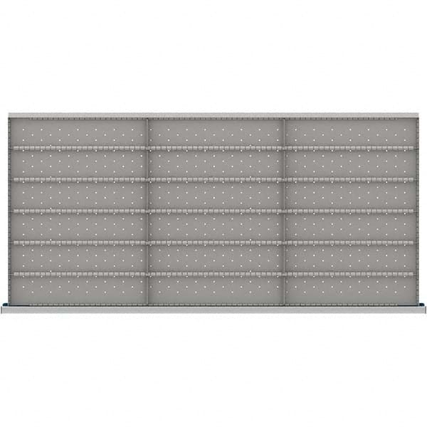 LISTA - 18-Compartment Drawer Divider Layout for 3.15" High Drawers - Americas Industrial Supply
