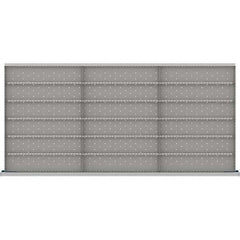 LISTA - 18-Compartment Drawer Divider Layout for 3.15" High Drawers - Americas Industrial Supply