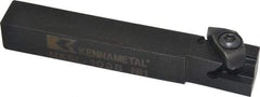 Kennametal - Internal/External Thread, Left Hand Cut, 5/8" Shank Width x 5/8" Shank Height Indexable Threading Toolholder - 4-1/2" OAL, N.3L Insert Compatibility, NAS Toolholder, Series Top Notch - Americas Industrial Supply