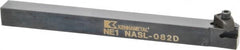 Kennametal - Internal/External Thread, Left Hand Cut, 1/2" Shank Width x 1/2" Shank Height Indexable Threading Toolholder - 6" OAL, N.2L Insert Compatibility, NAS Toolholder, Series Top Notch - Americas Industrial Supply