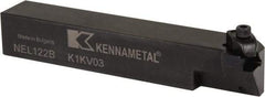 Kennametal - Internal/External Thread, Left Hand Cut, 3/4" Shank Width x 3/4" Shank Height Indexable Threading Toolholder - 4-1/2" OAL, N.2R Insert Compatibility, NE Toolholder, Series Top Notch - Americas Industrial Supply