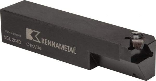 Kennametal - Internal/External Thread, Left Hand Cut, 1-1/4" Shank Width x 1-1/4" Shank Height Indexable Threading Toolholder - 6" OAL, N.4R Insert Compatibility, NE Toolholder, Series Top Notch - Americas Industrial Supply