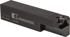 Kennametal - Internal/External Thread, Left Hand Cut, 1-1/4" Shank Width x 1-1/4" Shank Height Indexable Threading Toolholder - 6" OAL, N.4R Insert Compatibility, NE Toolholder, Series Top Notch - Americas Industrial Supply