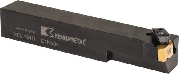 Kennametal - Internal/External Thread, Left Hand Cut, 1" Shank Width x 1" Shank Height Indexable Threading Toolholder - 6" OAL, N.4R Insert Compatibility, NE Toolholder, Series Top Notch - Americas Industrial Supply