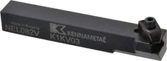 Kennametal - Internal/External Thread, Left Hand Cut, 1/2" Shank Width x 1/2" Shank Height Indexable Threading Toolholder - 3-1/2" OAL, N.2R Insert Compatibility, NE Toolholder, Series Top Notch - Americas Industrial Supply