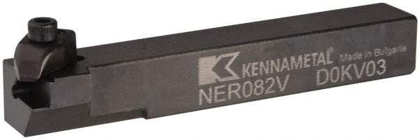 Kennametal - Internal/External Thread, Right Hand Cut, 1/2" Shank Width x 1/2" Shank Height Indexable Threading Toolholder - 3-1/2" OAL, N.2L Insert Compatibility, NE Toolholder, Series Top Notch - Americas Industrial Supply