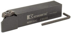 Kennametal - Internal/External Thread, Right Hand Cut, 1" Shank Width x 1" Shank Height Indexable Threading Toolholder - 5" OAL, NU 3125L Insert Compatibility, NR Toolholder, Series Top Notch - Americas Industrial Supply