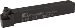 Kennametal - External Thread, Right Hand Cut, 5/8" Shank Width x 5/8" Shank Height Indexable Threading Toolholder - 4-1/2" OAL, N.2R Insert Compatibility, NS Toolholder, Series Top Notch - Americas Industrial Supply