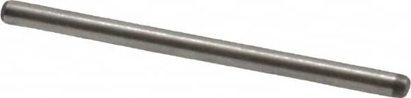 Made in USA - 1/16" Diam x 1" Pin Length 416 Stainless Steel Precision Dowel Pin - Passivated Finish, C 36-42 Hardness, 2 Beveled End - Americas Industrial Supply