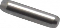 Made in USA - 1/16" Diam x 1/4" Pin Length 416 Stainless Steel Precision Dowel Pin - Passivated Finish, C 36-42 Hardness, 2 Beveled End - Americas Industrial Supply