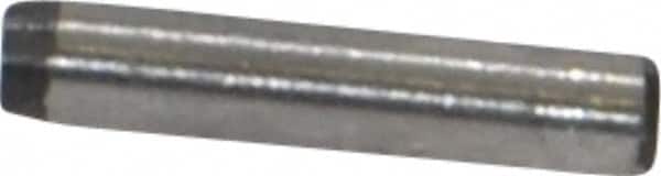 Made in USA - 1/16" Diam x 5/16" Pin Length 416 Stainless Steel Precision Dowel Pin - Passivated Finish, C 36-42 Hardness, 2 Beveled End - Americas Industrial Supply