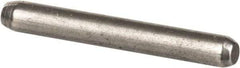 Made in USA - 1/16" Diam x 1/2" Pin Length 416 Stainless Steel Precision Dowel Pin - Passivated Finish, C 36-42 Hardness, 2 Beveled End - Americas Industrial Supply