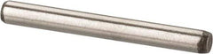 Made in USA - 1/16" Diam x 9/16" Pin Length 416 Stainless Steel Precision Dowel Pin - Passivated Finish, C 36-42 Hardness, 2 Beveled End - Americas Industrial Supply