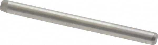 Made in USA - 1/16" Diam x 3/4" Pin Length 416 Stainless Steel Precision Dowel Pin - Passivated Finish, C 36-42 Hardness, 2 Beveled End - Americas Industrial Supply