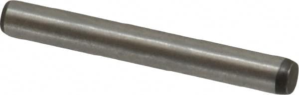 Made in USA - 3/32" Diam x 3/4" Pin Length 416 Stainless Steel Precision Dowel Pin - Passivated Finish, C 36-42 Hardness, 2 Beveled End - Americas Industrial Supply