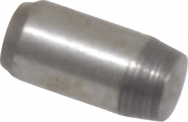 Made in USA - 1/8" Diam x 1/4" Pin Length 416 Stainless Steel Precision Dowel Pin - Passivated Finish, C 36-42 Hardness, 2 Beveled End - Americas Industrial Supply