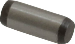 Made in USA - 1/8" Diam x 5/16" Pin Length 416 Stainless Steel Precision Dowel Pin - Passivated Finish, C 36-42 Hardness, 2 Beveled End - Americas Industrial Supply