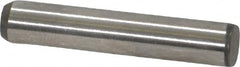 Made in USA - 3/16" Diam x 1" Pin Length 416 Stainless Steel Precision Dowel Pin - Passivated Finish, C 36-42 Hardness, 2 Beveled End - Americas Industrial Supply