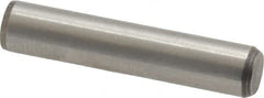 Made in USA - 1/4" Diam x 1-1/4" Pin Length 416 Stainless Steel Precision Dowel Pin - Passivated Finish, C 36-42 Hardness, 2 Beveled End - Americas Industrial Supply