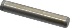 Made in USA - 1/4" Diam x 1-1/2" Pin Length 416 Stainless Steel Precision Dowel Pin - Passivated Finish, C 36-42 Hardness, 2 Beveled End - Americas Industrial Supply
