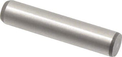 Made in USA - 5/16" Diam x 1-1/2" Pin Length 416 Stainless Steel Precision Dowel Pin - Passivated Finish, C 36-42 Hardness, 2 Beveled End - Americas Industrial Supply