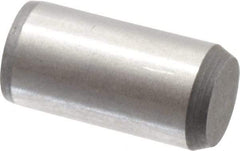 Made in USA - 5/16" Diam x 5/8" Pin Length 416 Stainless Steel Precision Dowel Pin - Passivated Finish, C 36-42 Hardness, 2 Beveled End - Americas Industrial Supply