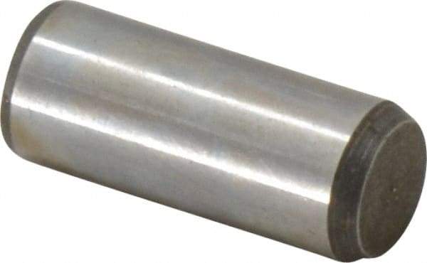 Made in USA - 5/16" Diam x 3/4" Pin Length 416 Stainless Steel Precision Dowel Pin - Passivated Finish, C 36-42 Hardness, 2 Beveled End - Americas Industrial Supply