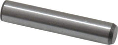 Made in USA - 3/8" Diam x 2" Pin Length 416 Stainless Steel Precision Dowel Pin - Passivated Finish, C 36-42 Hardness, 2 Beveled End - Americas Industrial Supply