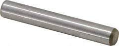 Made in USA - 3/8" Diam x 2-1/2" Pin Length 416 Stainless Steel Precision Dowel Pin - Passivated Finish, C 36-42 Hardness, 2 Beveled End - Americas Industrial Supply