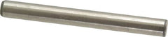 Made in USA - 3/8" Diam x 3-1/2" Pin Length 416 Stainless Steel Precision Dowel Pin - Passivated Finish, C 36-42 Hardness, 2 Beveled End - Americas Industrial Supply