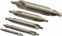 Keo - 5 Piece, #1 to 5, Plain Edge, Cobalt Combo Drill & Countersink Set - Americas Industrial Supply