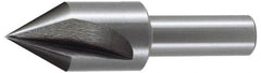 Keo - 2" Head Diam, 3/4" Shank Diam, 3 Flute 82° High Speed Steel Countersink - Bright Finish, 3-1/4" OAL, Single End, Straight Shank, Right Hand Cut - Americas Industrial Supply