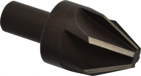 Keo - 1-1/2" Head Diam, 3/4" Shank Diam, 6 Flute 60° High Speed Steel Countersink - Americas Industrial Supply