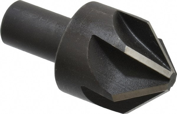 Keo - 1-1/2" Head Diam, 3/4" Shank Diam, 6 Flute 90° High Speed Steel Countersink - Americas Industrial Supply