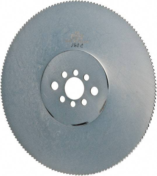 Kinkelder Saw - 250mm Blade Diam, 160 Teeth, High Speed Steel Cold Saw Blade - 32mm Arbor Hole Diam, 2mm Blade Thickness - Americas Industrial Supply