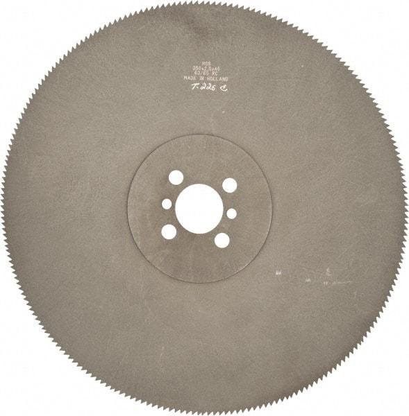 Kinkelder Saw - 350mm Blade Diam, 220 Teeth, High Speed Steel Cold Saw Blade - 40mm Arbor Hole Diam, 2.5mm Blade Thickness - Americas Industrial Supply