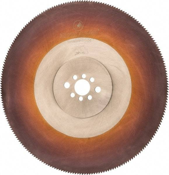 Kinkelder Saw - 350mm Blade Diam, 280 Teeth, High Speed Steel Cold Saw Blade - 32mm Arbor Hole Diam, 2.5mm Blade Thickness - Americas Industrial Supply