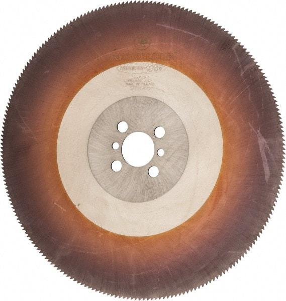 Kinkelder Saw - 350mm Blade Diam, 280 Teeth, High Speed Steel Cold Saw Blade - 40mm Arbor Hole Diam, 2.5mm Blade Thickness - Americas Industrial Supply