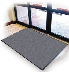PRO-SAFE - 10 Ft. Long x 3 Ft. Wide, Poly Blended Carpet Surface, Cut Pile Entrance Matting - 3/8 Inch Thick, Indoor, Medium Traffic, Vinyl, Charcoal - Americas Industrial Supply