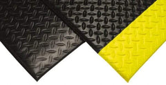 PRO-SAFE - 60' Long x 2' Wide, Dry Environment, Anti-Fatigue Matting - Black, Vinyl with Vinyl Sponge Base, Beveled on 4 Sides - Americas Industrial Supply