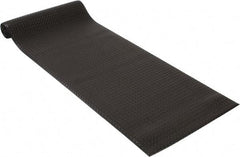 PRO-SAFE - 12' Long x 3' Wide, Dry Environment, Anti-Fatigue Matting - Black, Vinyl with Vinyl Sponge Base, Beveled on 4 Sides - Americas Industrial Supply