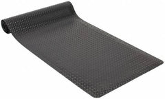 PRO-SAFE - 10' Long x 3' Wide, Dry Environment, Anti-Fatigue Matting - Black, Vinyl with Vinyl Sponge Base, Beveled on 4 Sides - Americas Industrial Supply