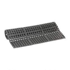 PRO-SAFE - 3' Long x 3' Wide x 5/8" Thick, Anti-Fatigue Modular Matting Tiles - Black, For Dry & Wet Areas, Series Pro-Safe - Americas Industrial Supply