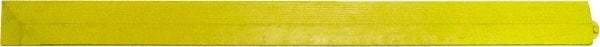 PRO-SAFE - 3.25' Long x 0.25' Wide, Anti-Fatigue Modular Matting Ramp Edge - Female, Yellow, For Dry & Wet Areas - Americas Industrial Supply