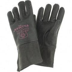 TILLMAN - Welder's & Heat Protective Gloves - UNLINED LRG BLK 1/PR TOP GRAIN KIDSKIN MIG GLV - Americas Industrial Supply