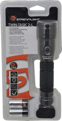 Streamlight - White LED Bulb, 120 Lumens, Industrial/Tactical Flashlight - Black Aluminum Body, 2 Lithium Batteries Included - Americas Industrial Supply